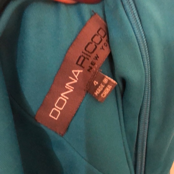 Donna Ricco blue dress 4 - Picture 7 of 7